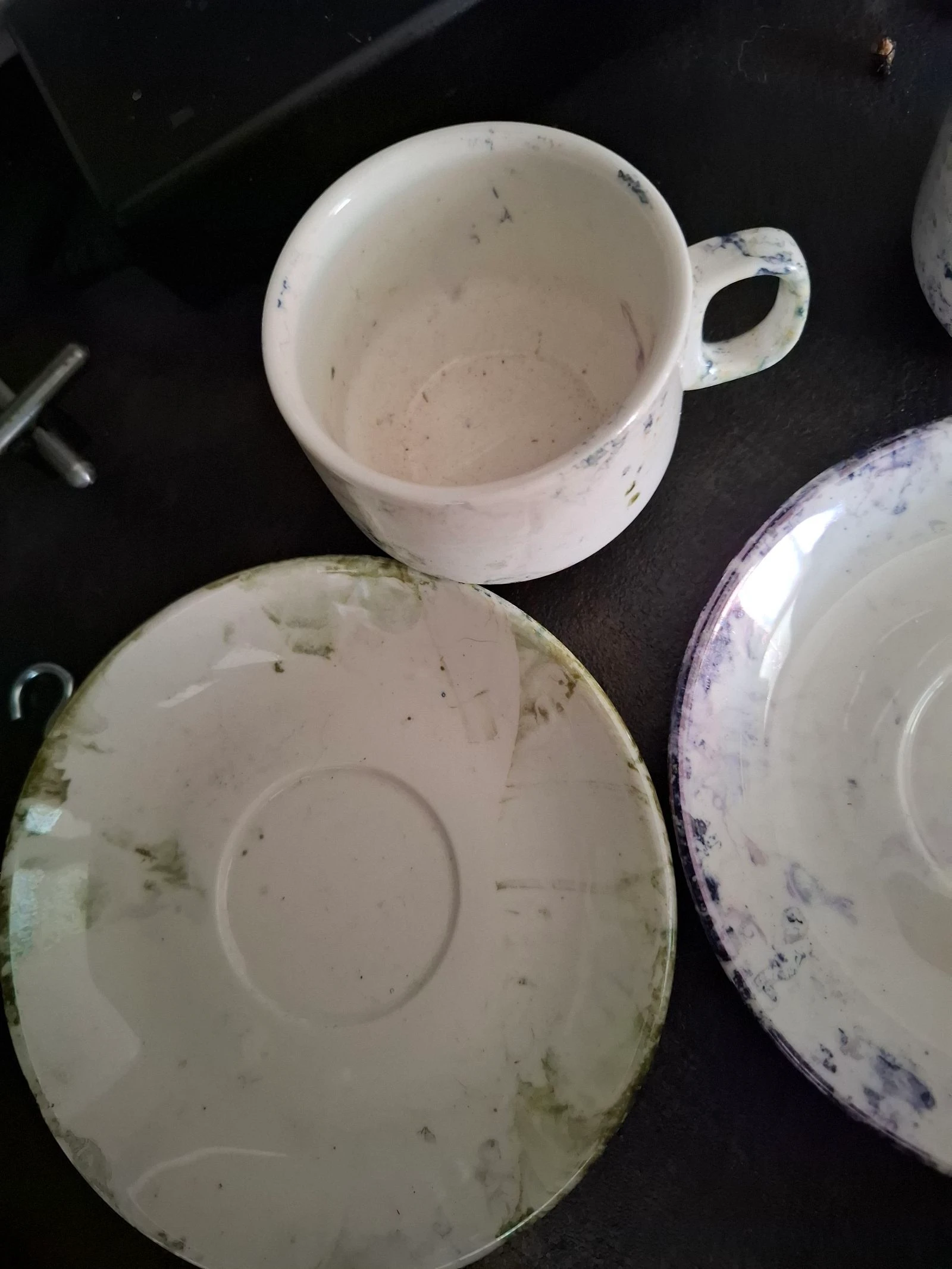 4 tasses à café avec soucoupes – photo 3